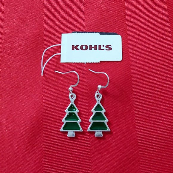 BRAND NEW, CHRISTMAS TREE EARRINGS!!! - Picture 1 of 1